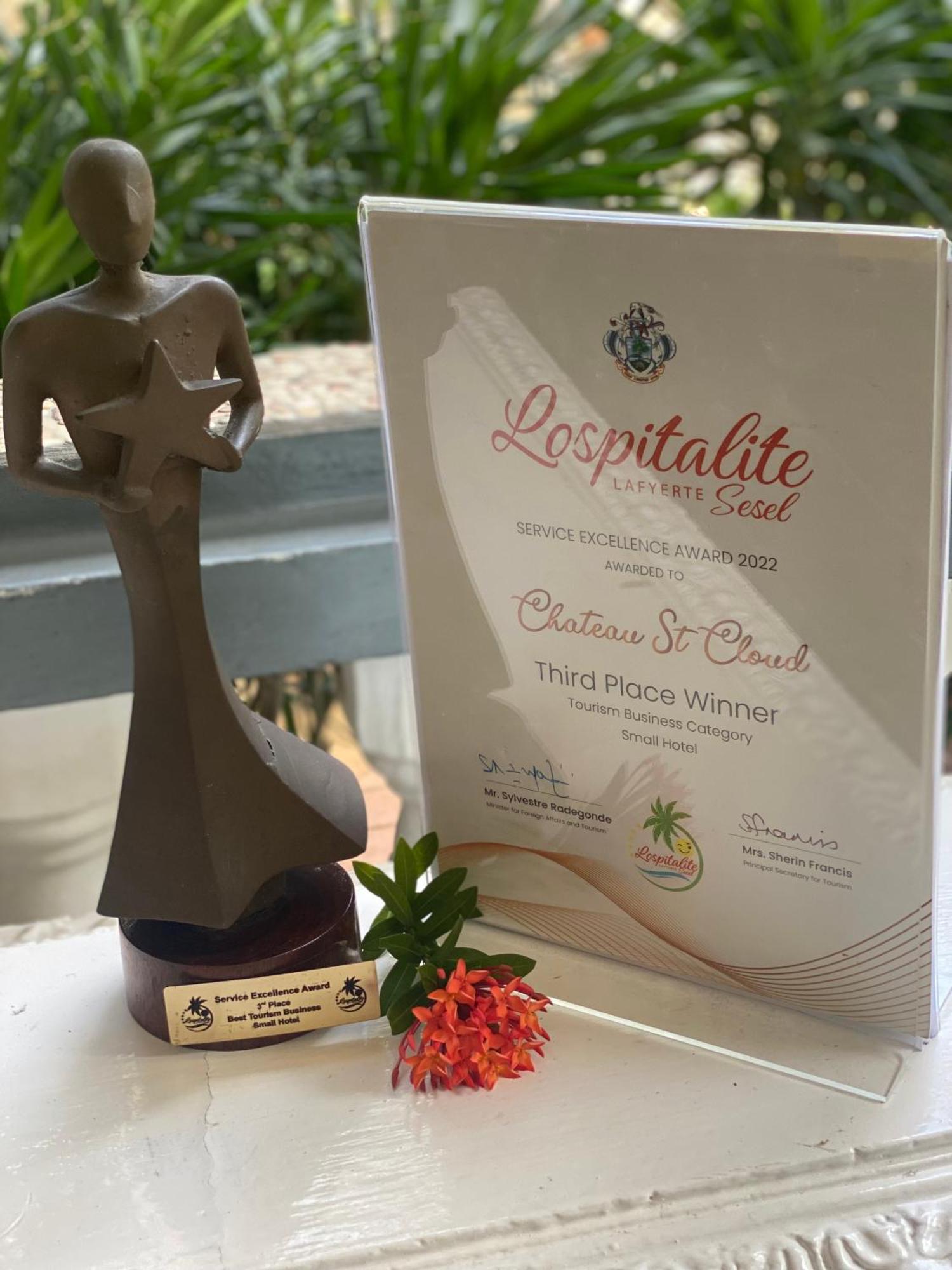 Hotel Chateau St Cloud La Digue Eksteriør billede